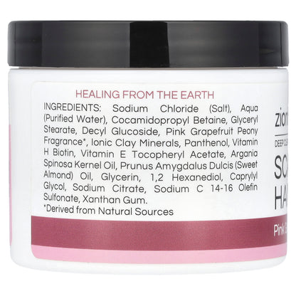 Zion Health, Scalp & Hair Scrub with Biotin, Pink Grapefruit Peony, 4 fl oz (118 ml)