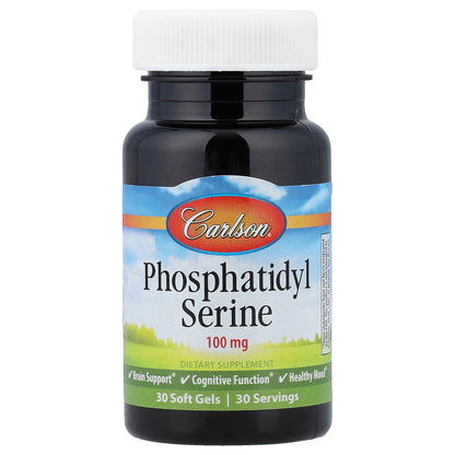 Carlson, Phosphatidyl Serine , 100 mg, 30 Soft Gels