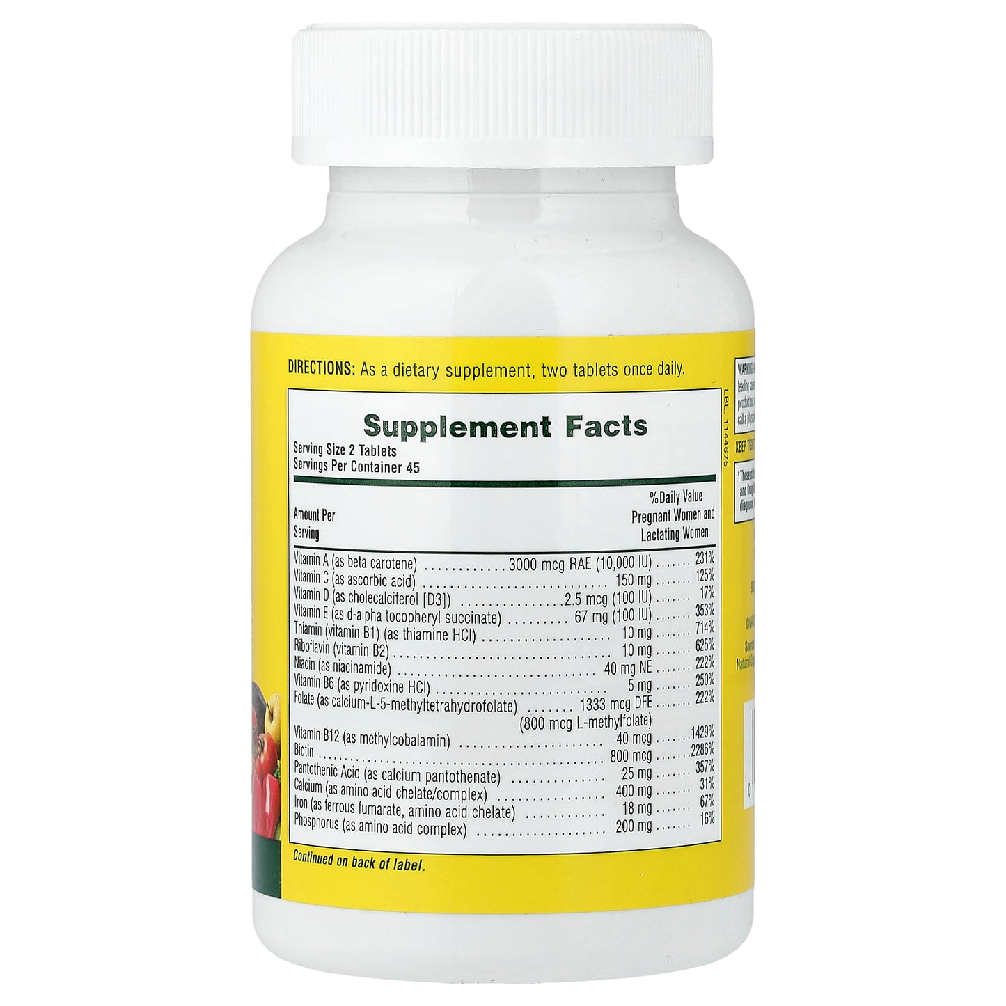 NaturesPlus, Source of Life®, Prenatal, 90 Tablets