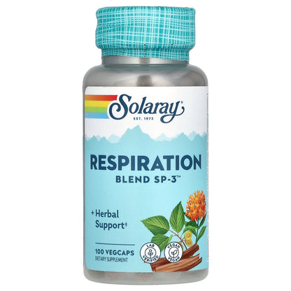 Solaray, Respiration Blend SP-3, 100 VegCaps