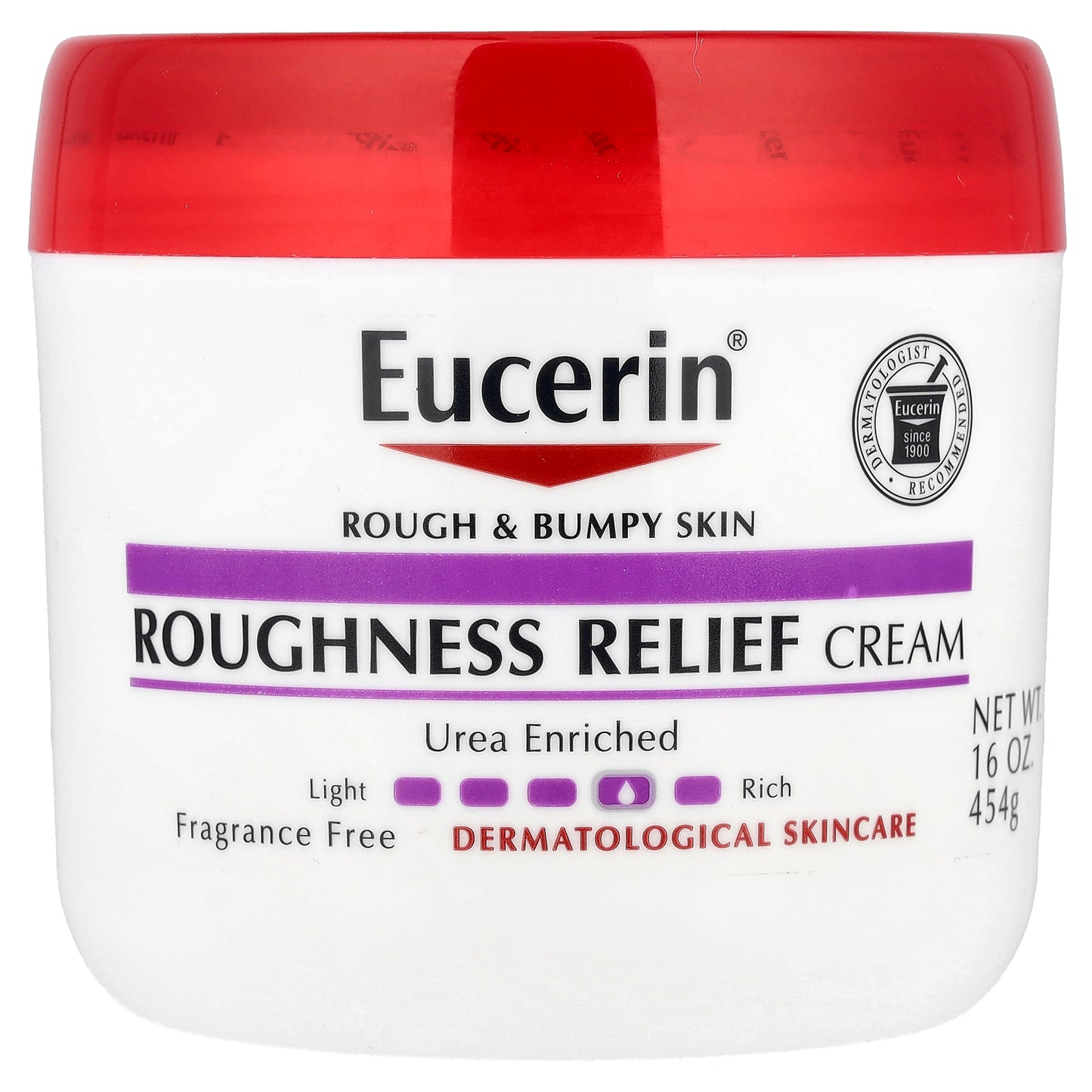Eucerin, Roughness Relief Cream, Fragrance Free, 16 oz (454 g)