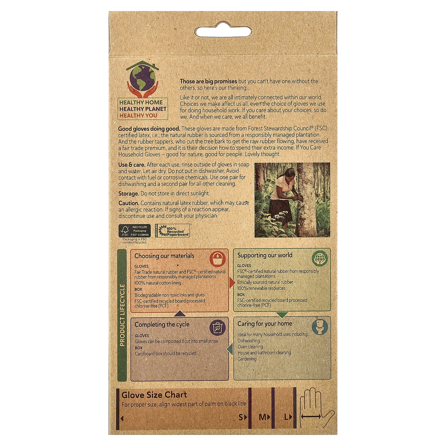 If You Care, Household Gloves, Small, 1 Pair