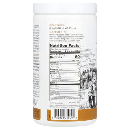 Mt. Capra, Goat Milk Cream Flakes, 5.29 oz (150 g)