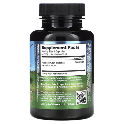 Dragon Herbs, Goat Placenta, 500 mg, 60 Capsules