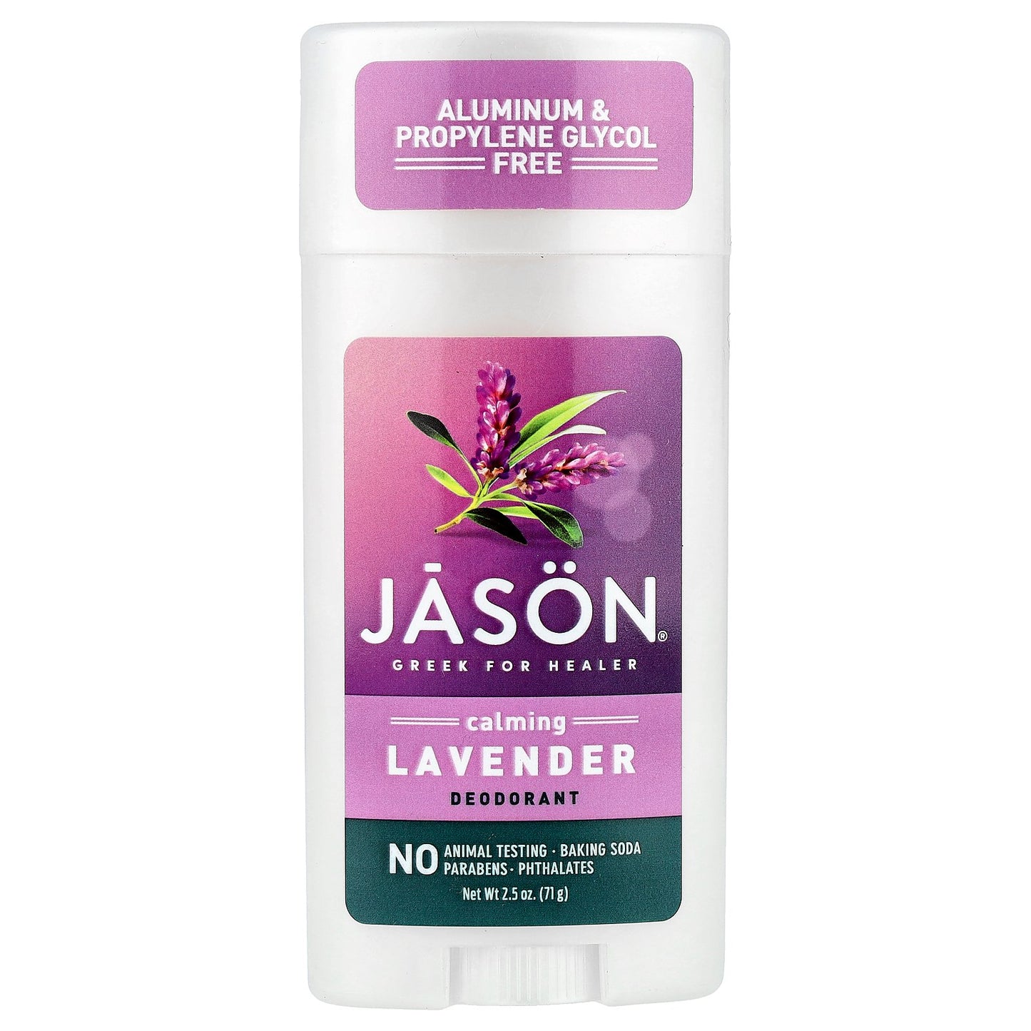 Jason Natural, Deodorant Stick, Calming Lavender, 2.5 oz (71 g)