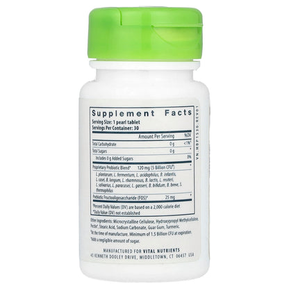 Vital Nutrients, Hyperbiotics®, Pro-15®, Pre + Probiotic, 30 Vegan Micro-Pearls