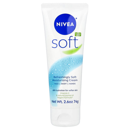 Nivea, Refreshingly Soft Moisturizing Cream, 2.6 oz (74 g)