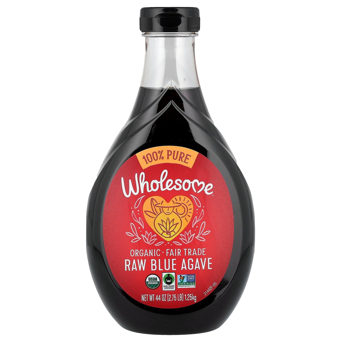 Wholesome Sweeteners, Organic Raw Blue Agave, 44 oz (1.25 kg)