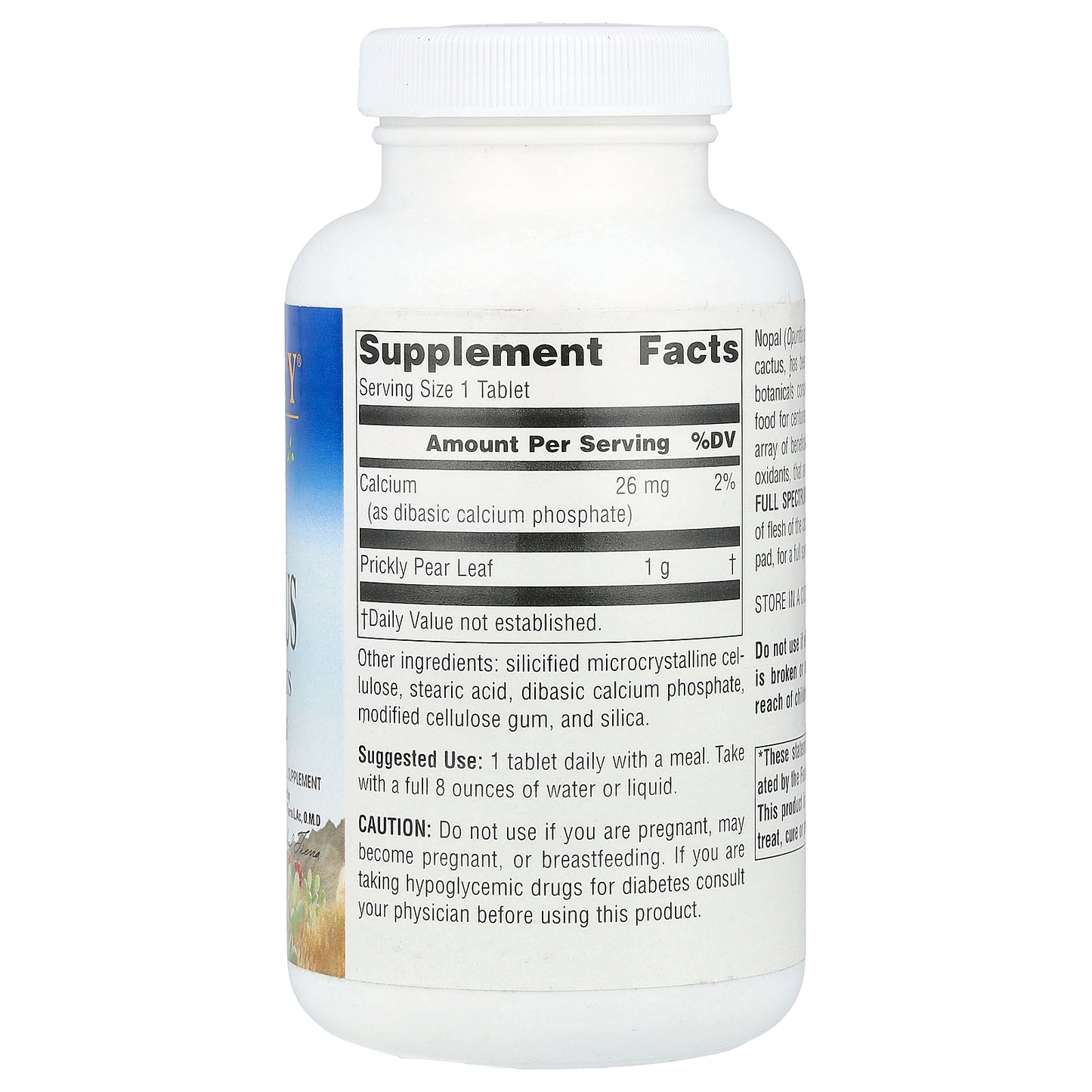 Planetary Herbals, Full Spectrum™, Nopal Cactus, 120 Tablets