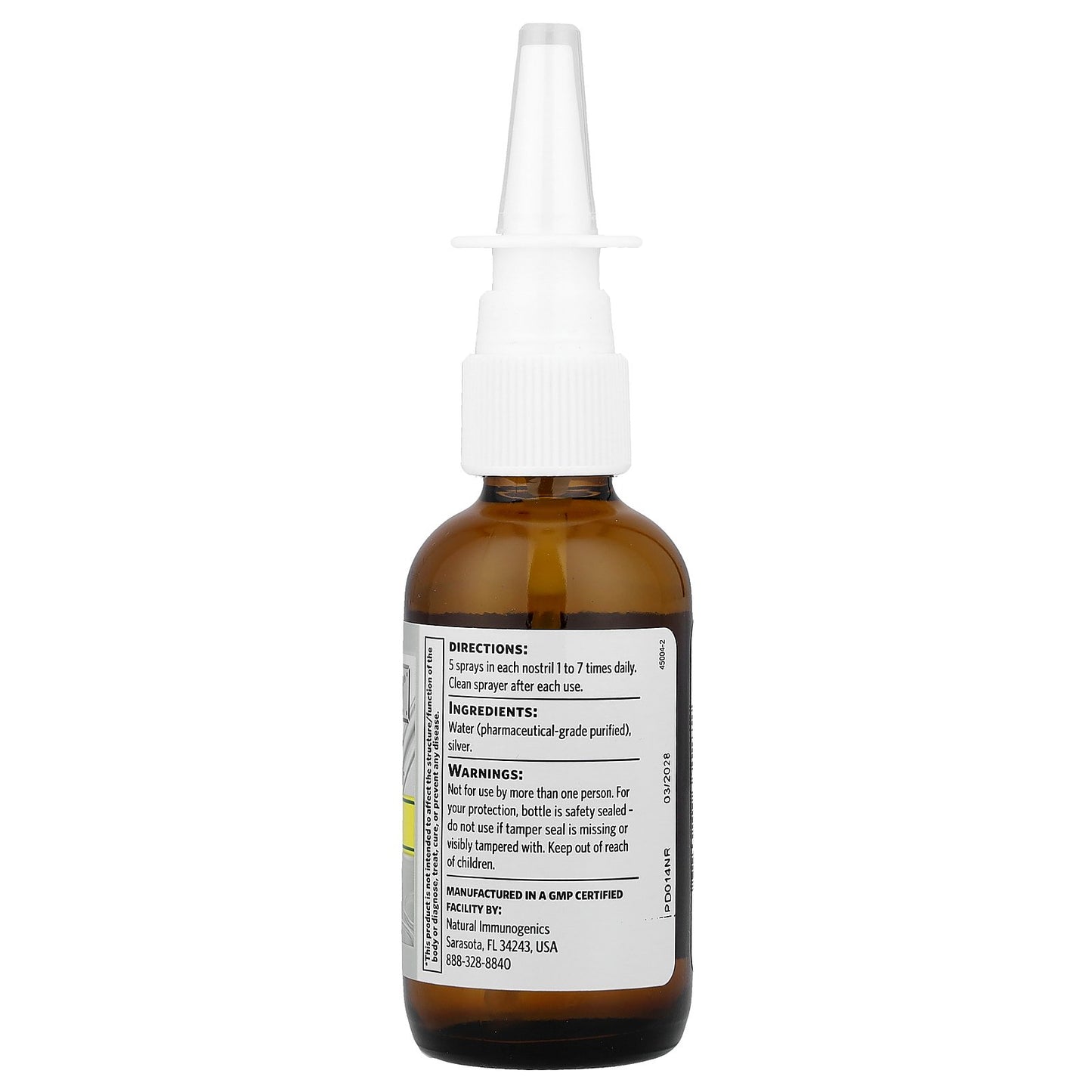 Sovereign Silver, Argentyn 23®, Natural Nasal Spray, Sinus Relief, 2 fl oz (59 ml)