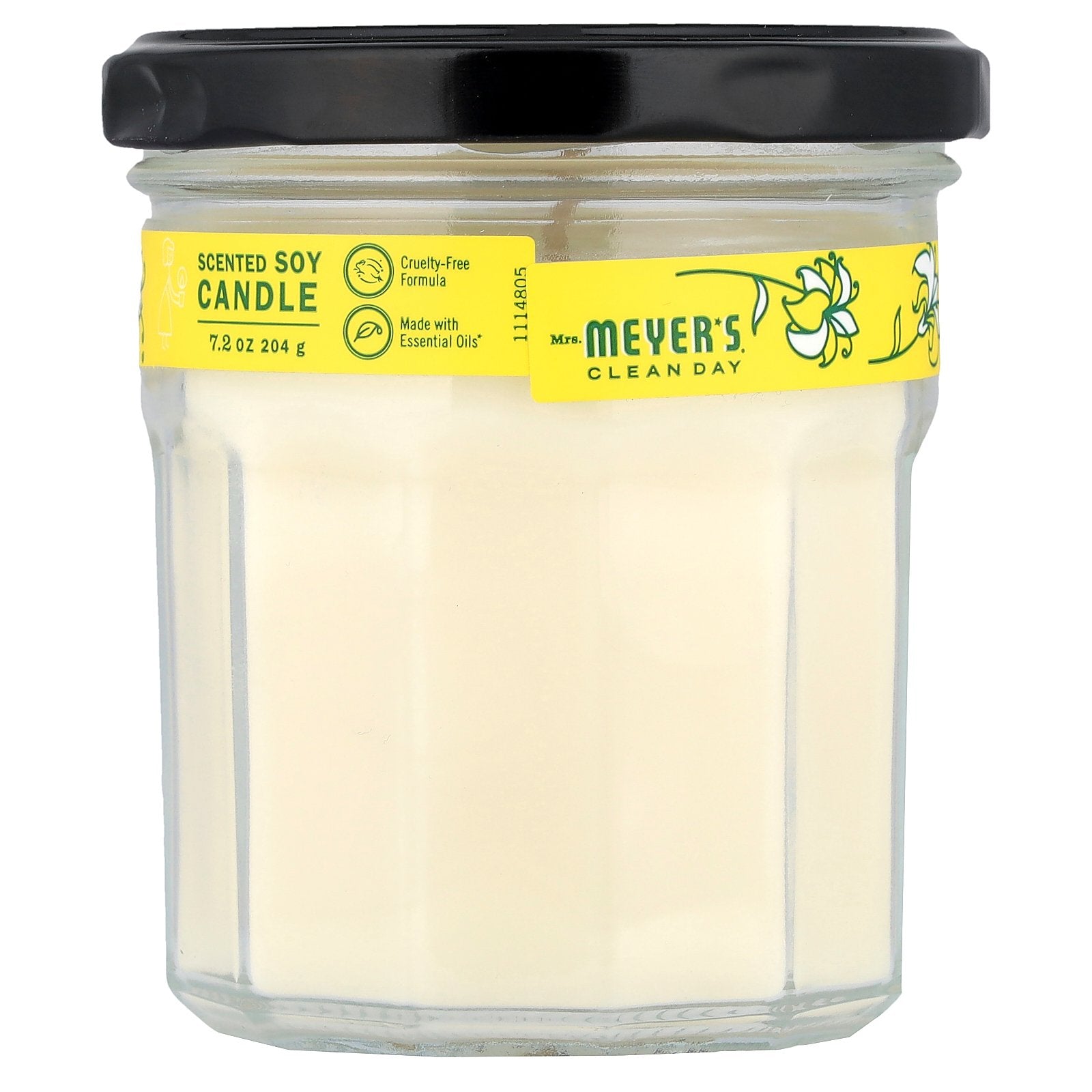Mrs. Meyers Clean Day, Scented Soy Candle, Honeysuckle, 7.2 oz (204 g)