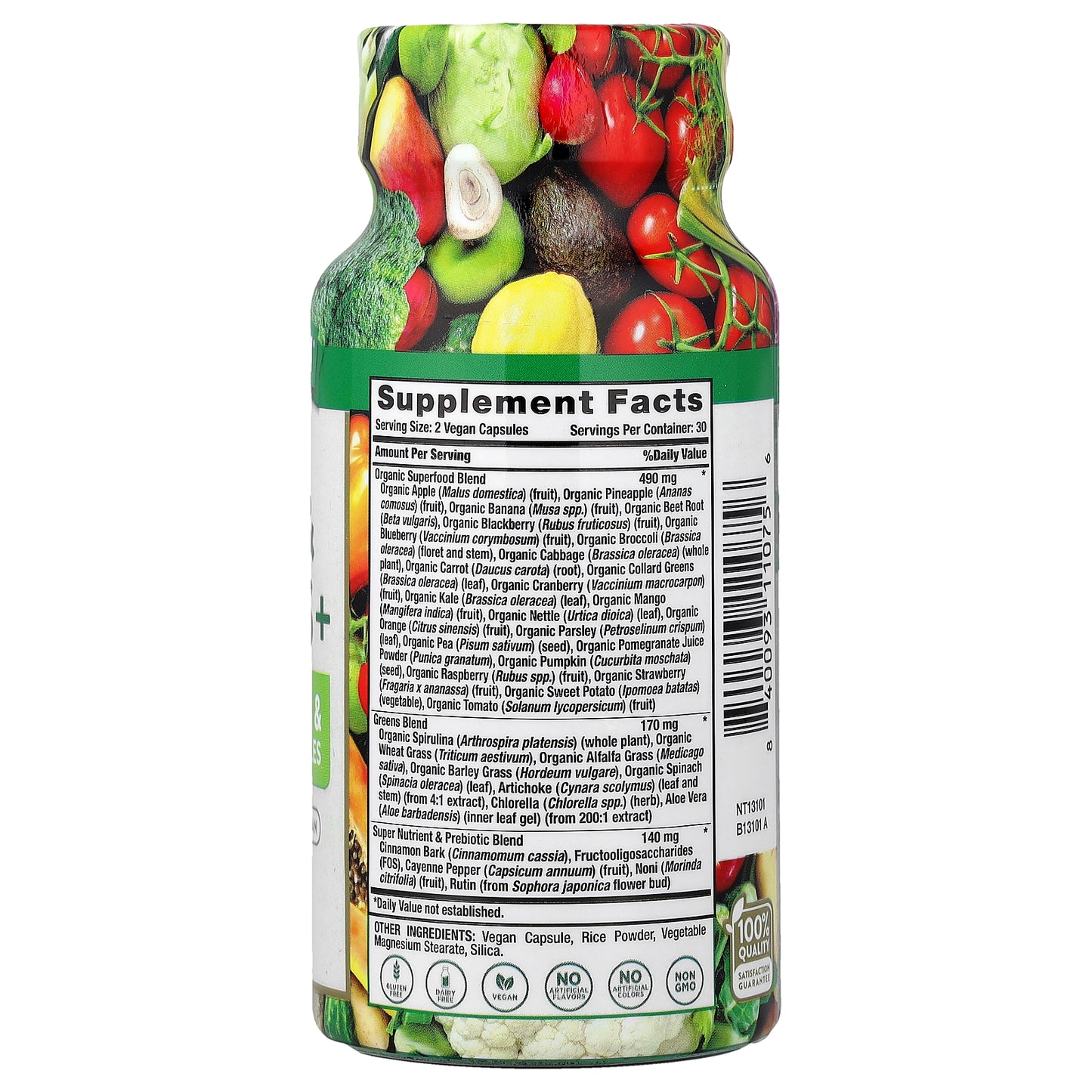 Nature's Truth, Daily Fruit & Veggies +, 60 Capsules