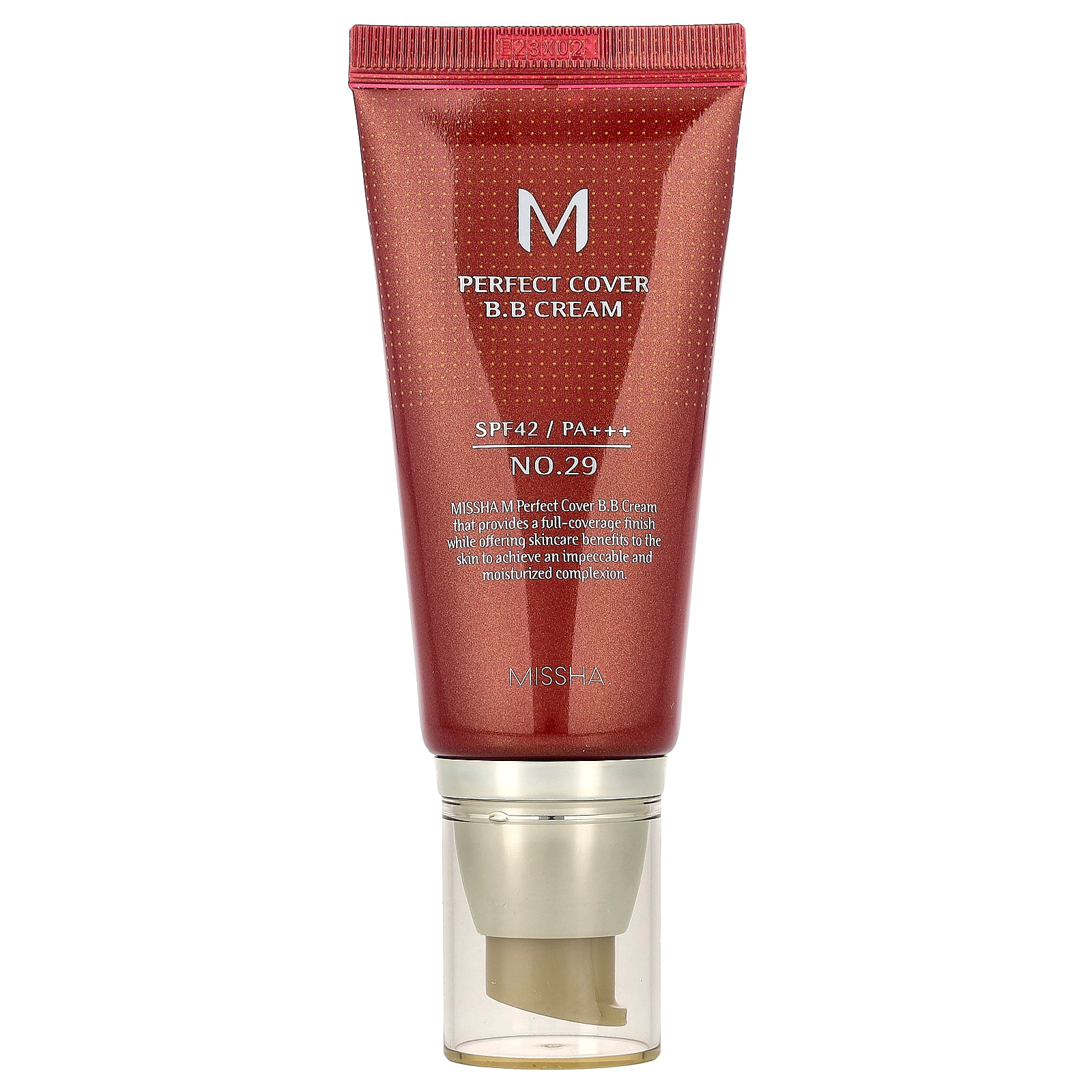 Missha, M Perfect Cover B.B Cream, SPF 42 PA+++, No. 29 Caramel Beige, 1.69 fl oz (50 ml)
