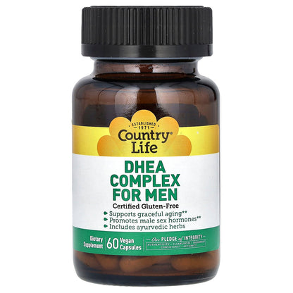 Country Life, DHEA Complex for Men, 60 Vegan Capsules
