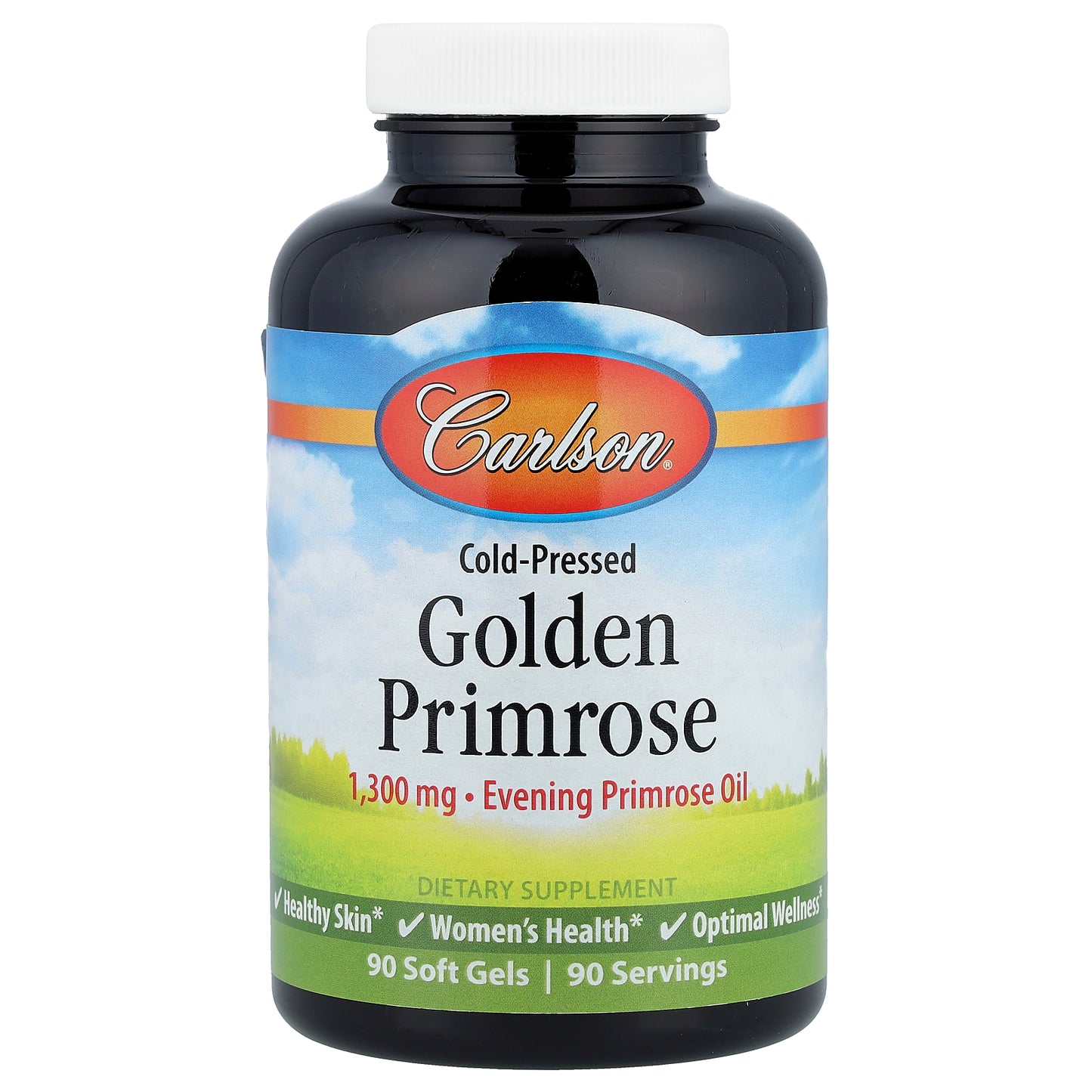 Carlson, Cold-Pressed Golden Primrose, 90 Soft Gels