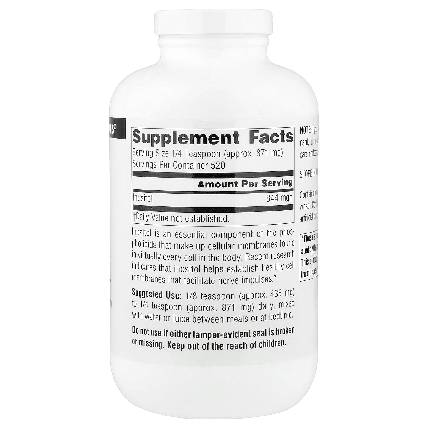 Source Naturals, Pure Inositol Powder, 16 oz (453.6 g)