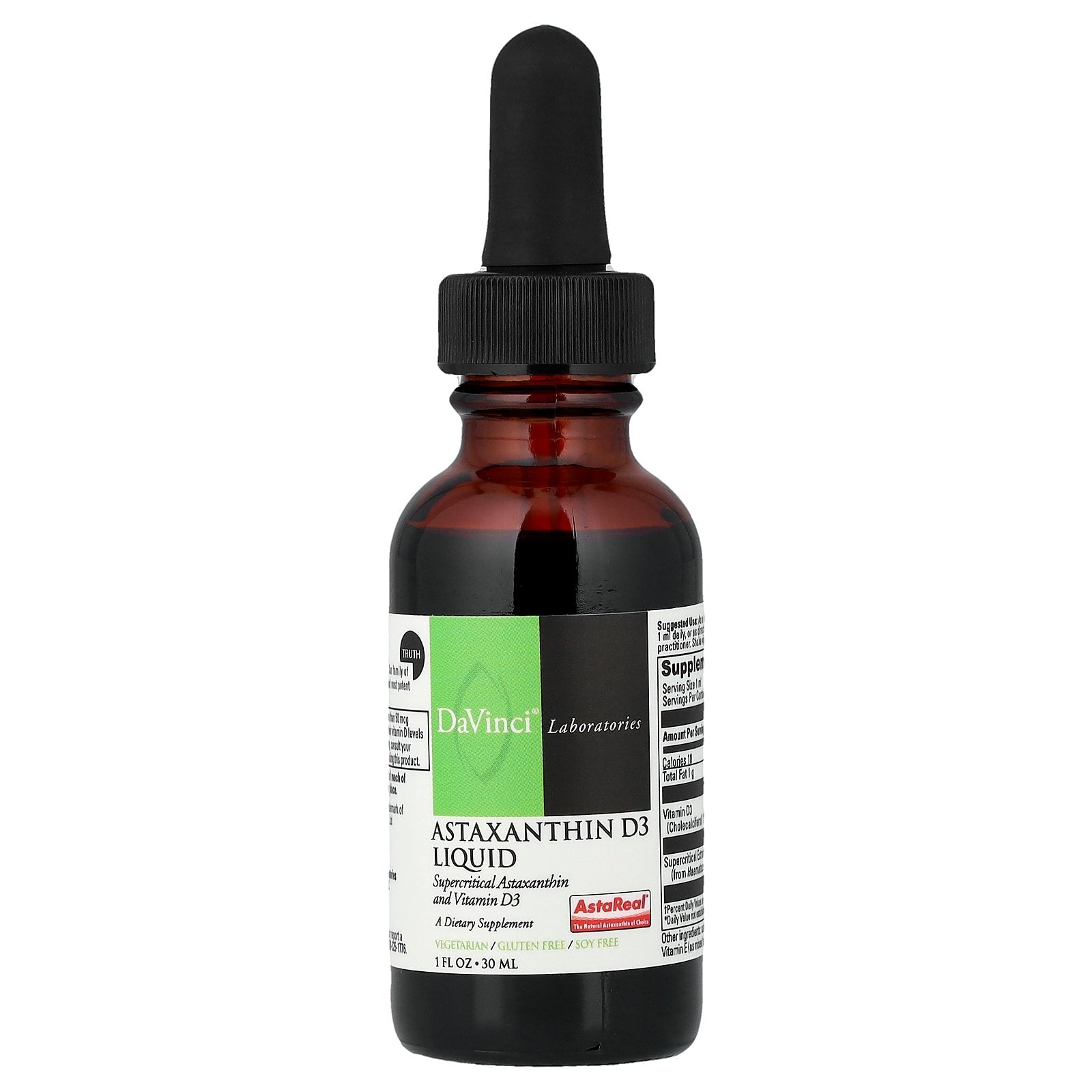 DaVinci Laboratories, Astaxanthin D3 Liquid, 1 fl oz (30 ml)