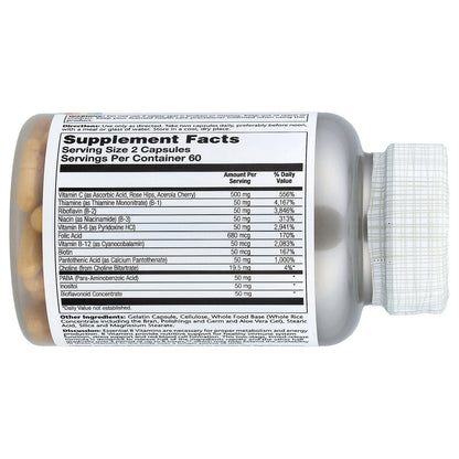 Solaray, Timed Release B-Stress AM™, 120 Capsules