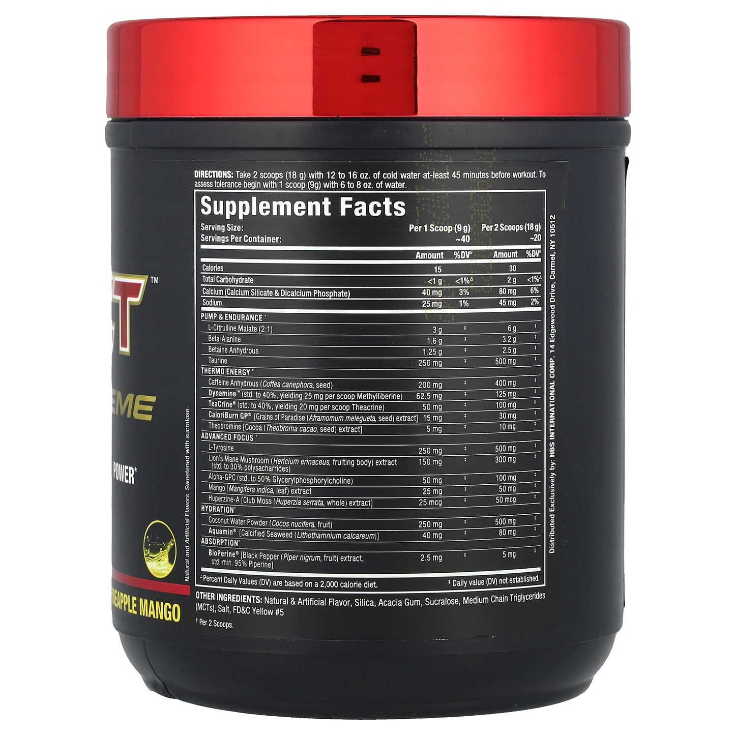 ALLMAX, IMPACT™ IGNITER XTREME, Pre-Workout, Pineapple Mango, 12.7 oz (360 g)