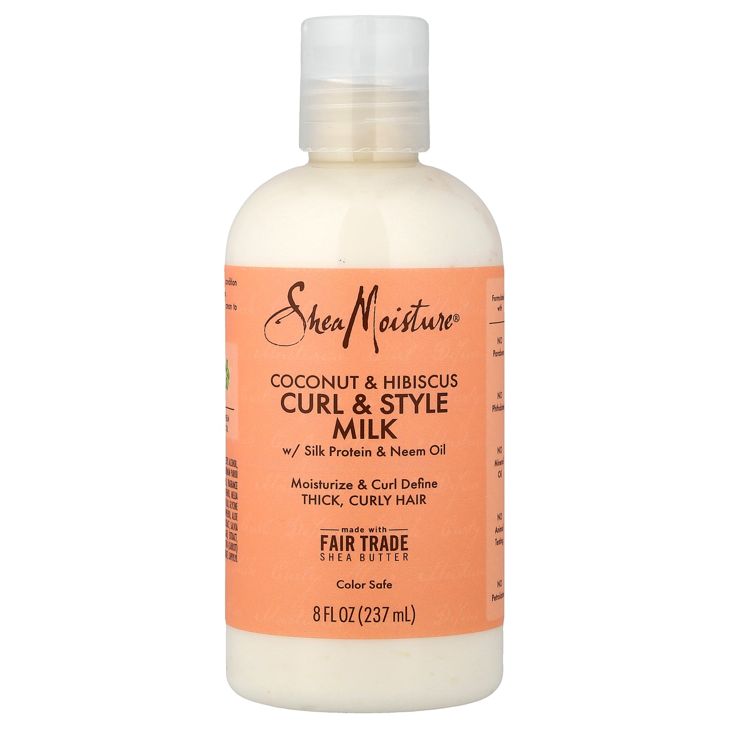 SheaMoisture, Curl & Style Milk, Coconut & Hibiscus,  8 fl oz (237 ml)