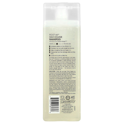 Giovanni, Root 66™, Max Volume Shampoo, For Limp, Lifeless Hair, 8.5 fl oz (250 ml)