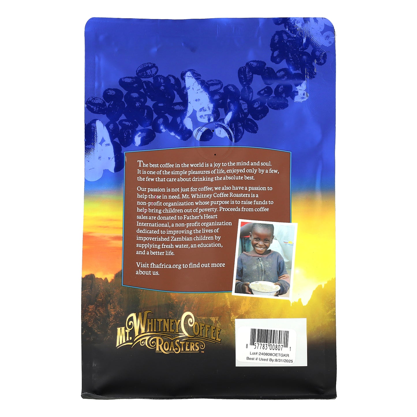 Mt. Whitney Coffee Roasters, Organic Ethiopia Guji, Ground Coffee, Medium Roast, 12 oz (340 g)