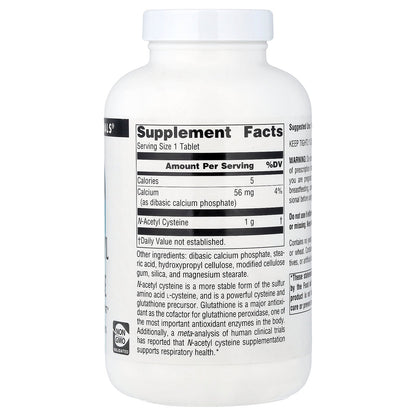 Source Naturals, N-Acetyl Cysteine, 1,000 mg, 180 Tablets