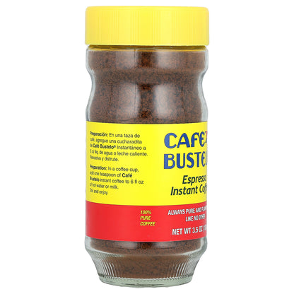 Café Bustelo, Espresso Instant Coffee, 3.5 oz (100 g)