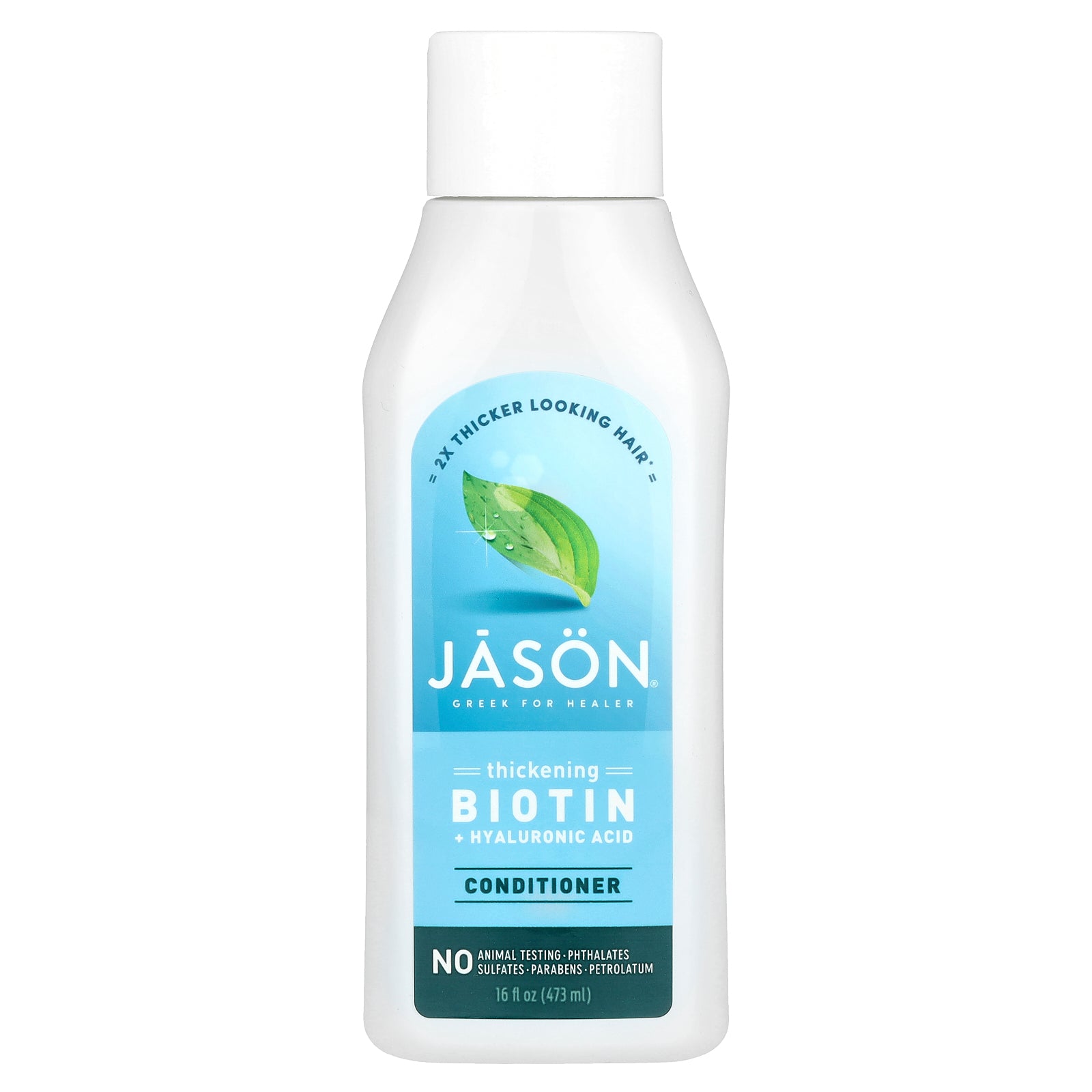 Jason Natural, Conditioner, Thickening Biotin + Hyaluronic Acid, 16 fl oz (473 ml)