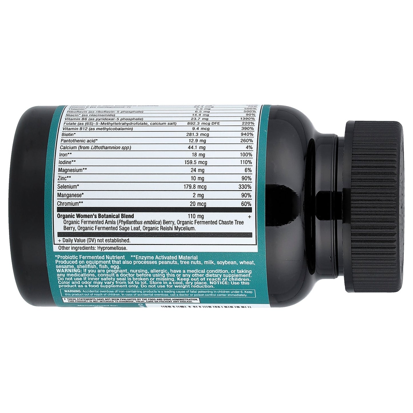 Ancient Nutrition, Women's Fermented Multi, 60 Capsules