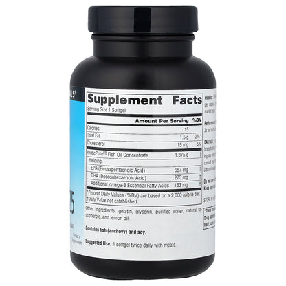 Source Naturals, Arctic Pure®, Omega-3 Fish Oil, 1,125 mg, 60 Softgels