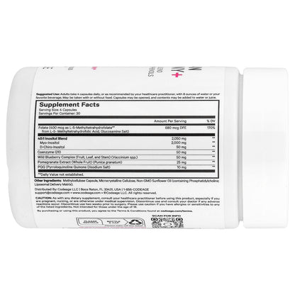 Codeage, PQQ Ovarian Harmony+ , 120 Vegetable Capsules