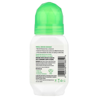 CRYSTAL, Mineral-Enriched Deodorant Roll-On, Vanilla & Jasmine, 2.25 fl oz (66 ml)