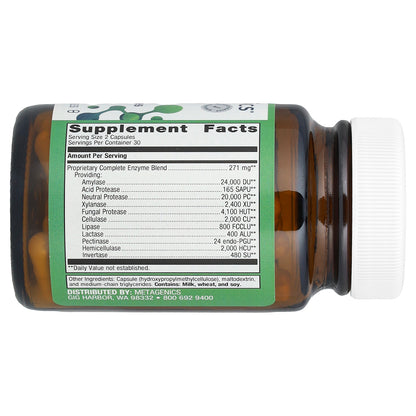 Metagenics, SpectraZyme® Complete Enzymes, 60 Capsules