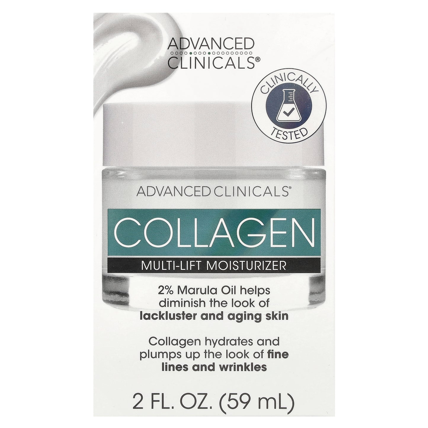 Advanced Clinicals, Collagen, Multi-Lift Moisturizer, 2 fl oz (59 ml)