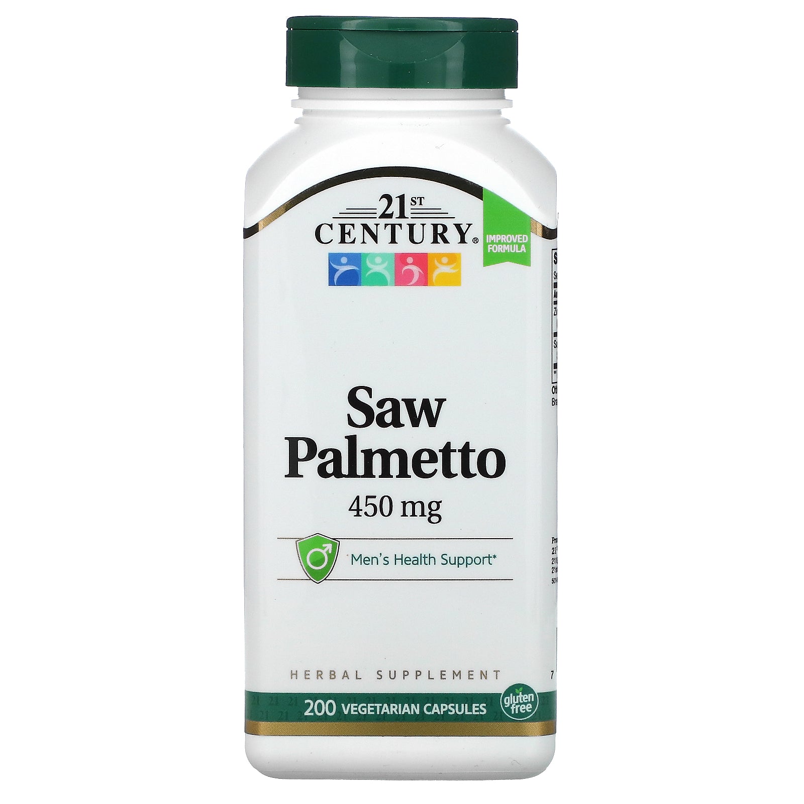 21st Century, Saw Palmetto, 450 mg, 200 Vegetarian Capsules