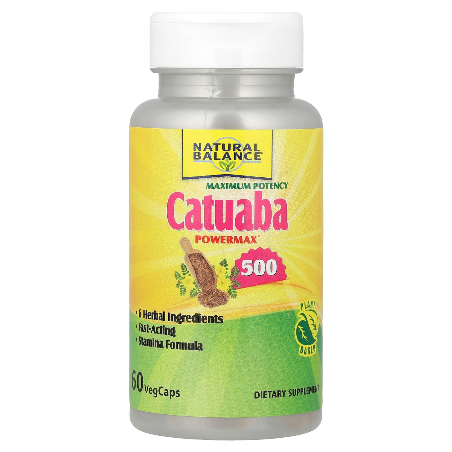 Natural Balance, Maximum Potency Catuaba Power Max® 500, 60 VegCaps