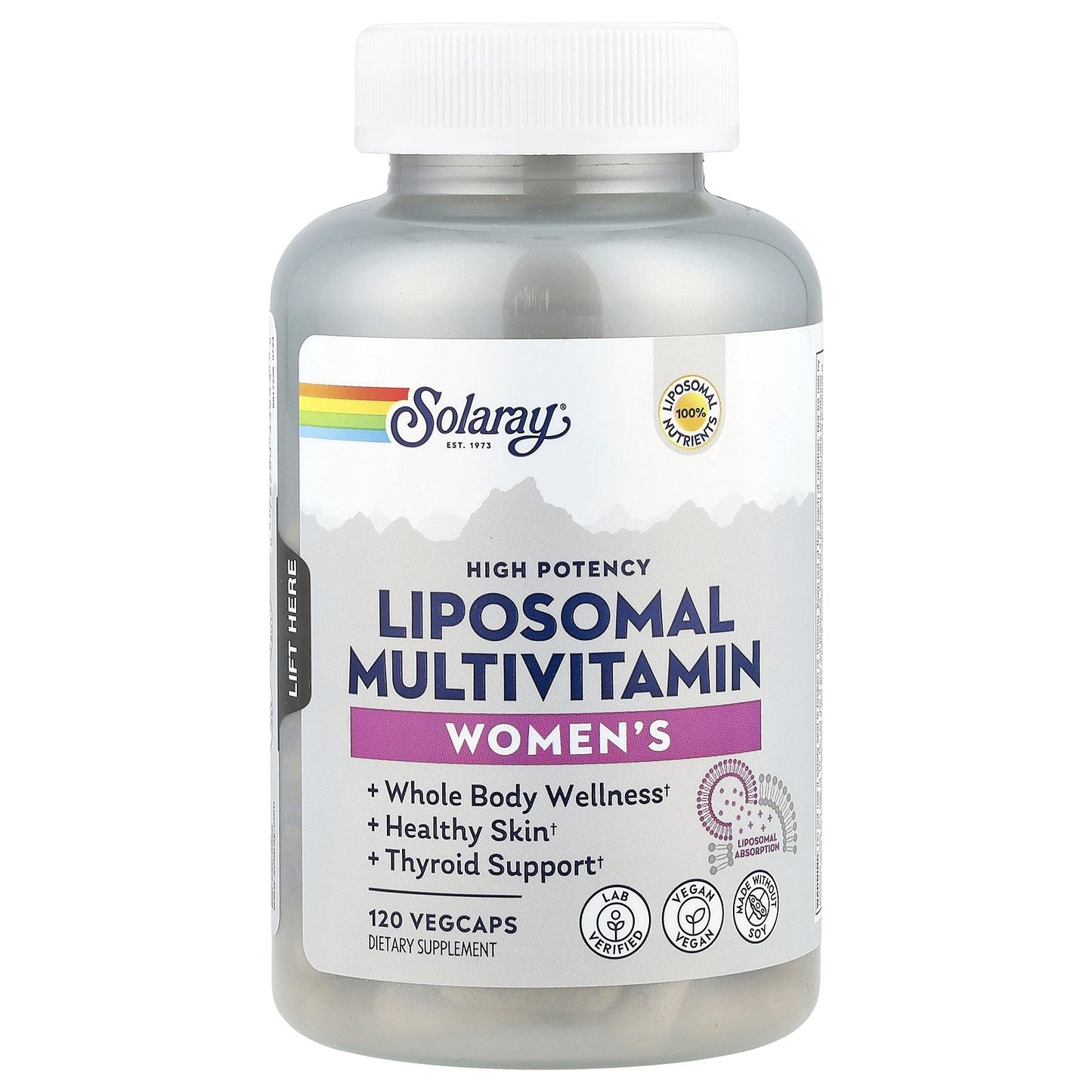Solaray, High Potency Women's Liposomal Multivitamin, 120 VegCaps