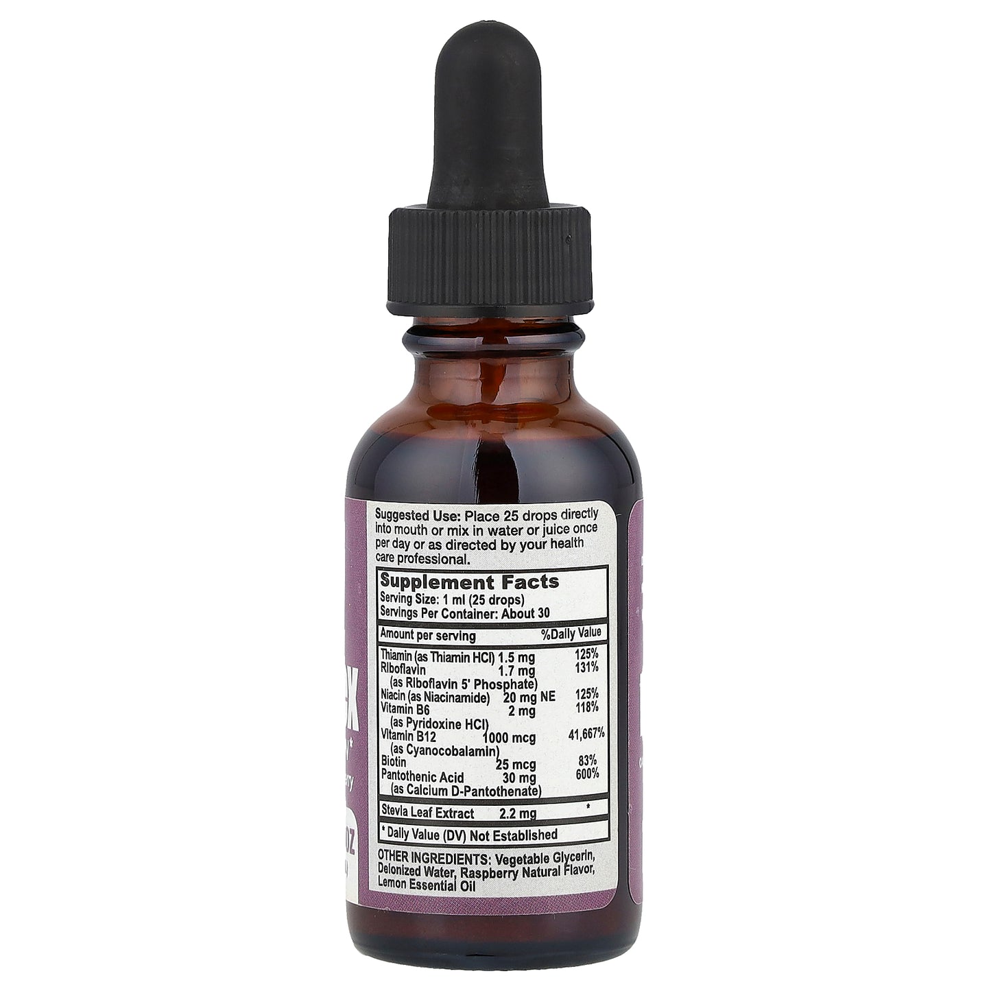 California Natural, B-Complex, Raspberry, 1 oz (30 ml)