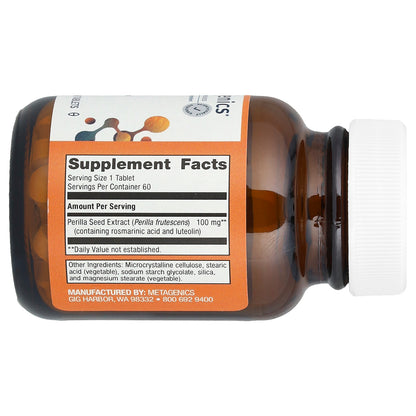 Metagenics, Perimine®, 100 mg, 60 Tablets