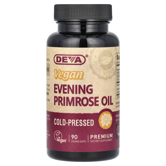 Deva, Vegan Evening Primrose Oil, 90 Vegan Caps