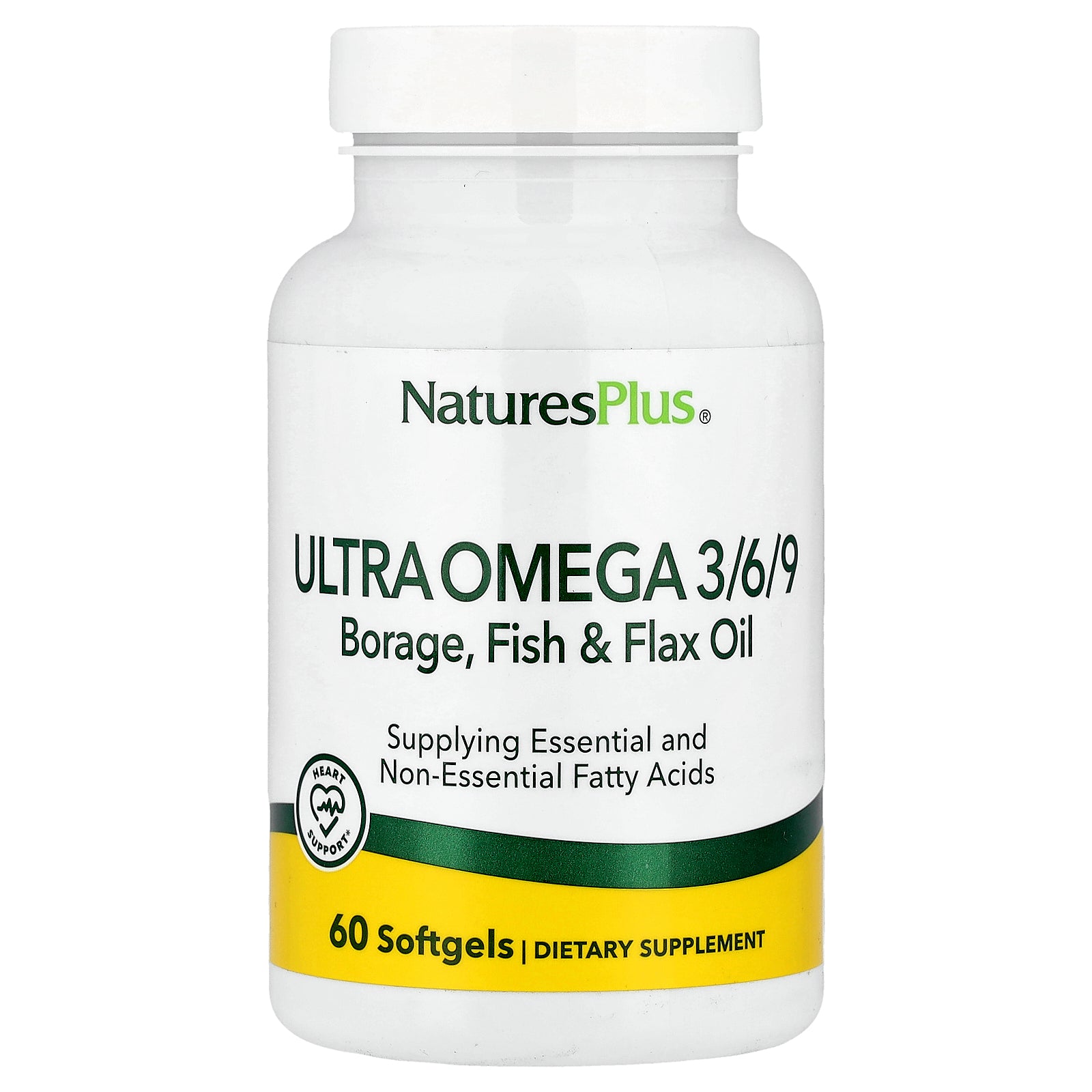 NaturesPlus, Ultra Omega 3/6/9, 60 Softgels