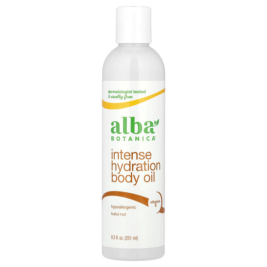 Alba Botanica, Intense Hydration Body Oil, Kukui Nut, 8.5 fl oz (251 ml)