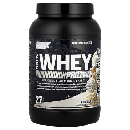 Nutrex Research, 100% Whey Protein, Vanilla, 2 lbs (913 g )
