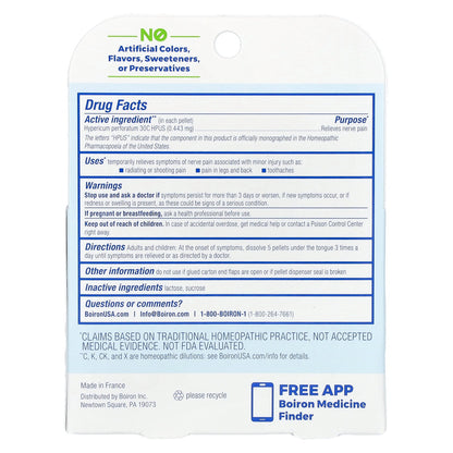 Boiron, Hypericum Perforatum, 30C, 3 Tubes, 80 Meltaway Pellets Each