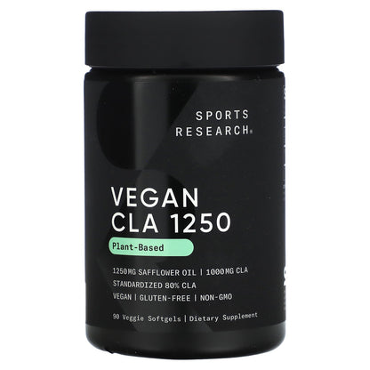 Sports Research, Vegan CLA 1250, 90 Veggie Softgels