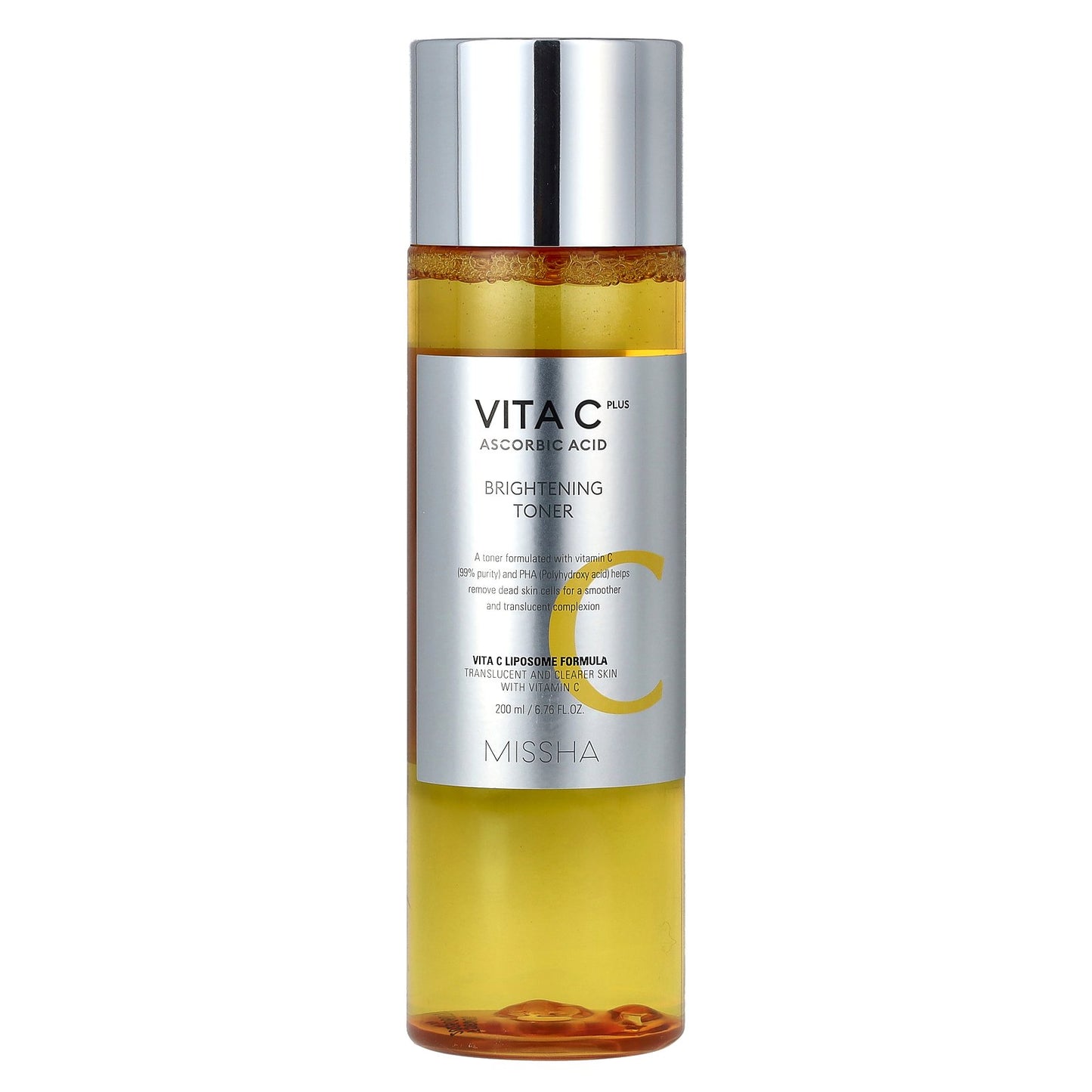 Missha, Vita C Plus Ascorbic Acid, Brightening Toner, 6.76 fl oz (200 ml)