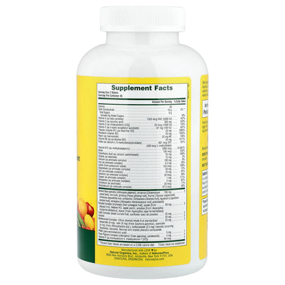 NaturesPlus, Source of Life®, Original Chewable Multivitamin & Mineral Supplement, Delicious Apple Cinnamon, 90 Wafers