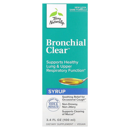 Terry Naturally, Bronchial Clear Syrup, 3.4 fl oz (100 ml)