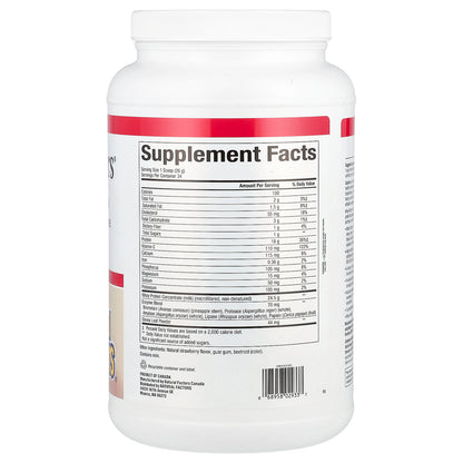Natural Factors, Whey Factors®, Grass Fed Whey Protein, Strawberry, 2 lb (907 g)